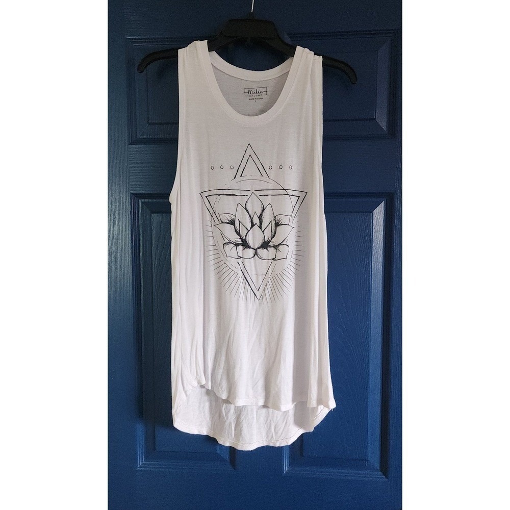 Miken and Brisas Tank Tops Work Out Yoga Long - Large
